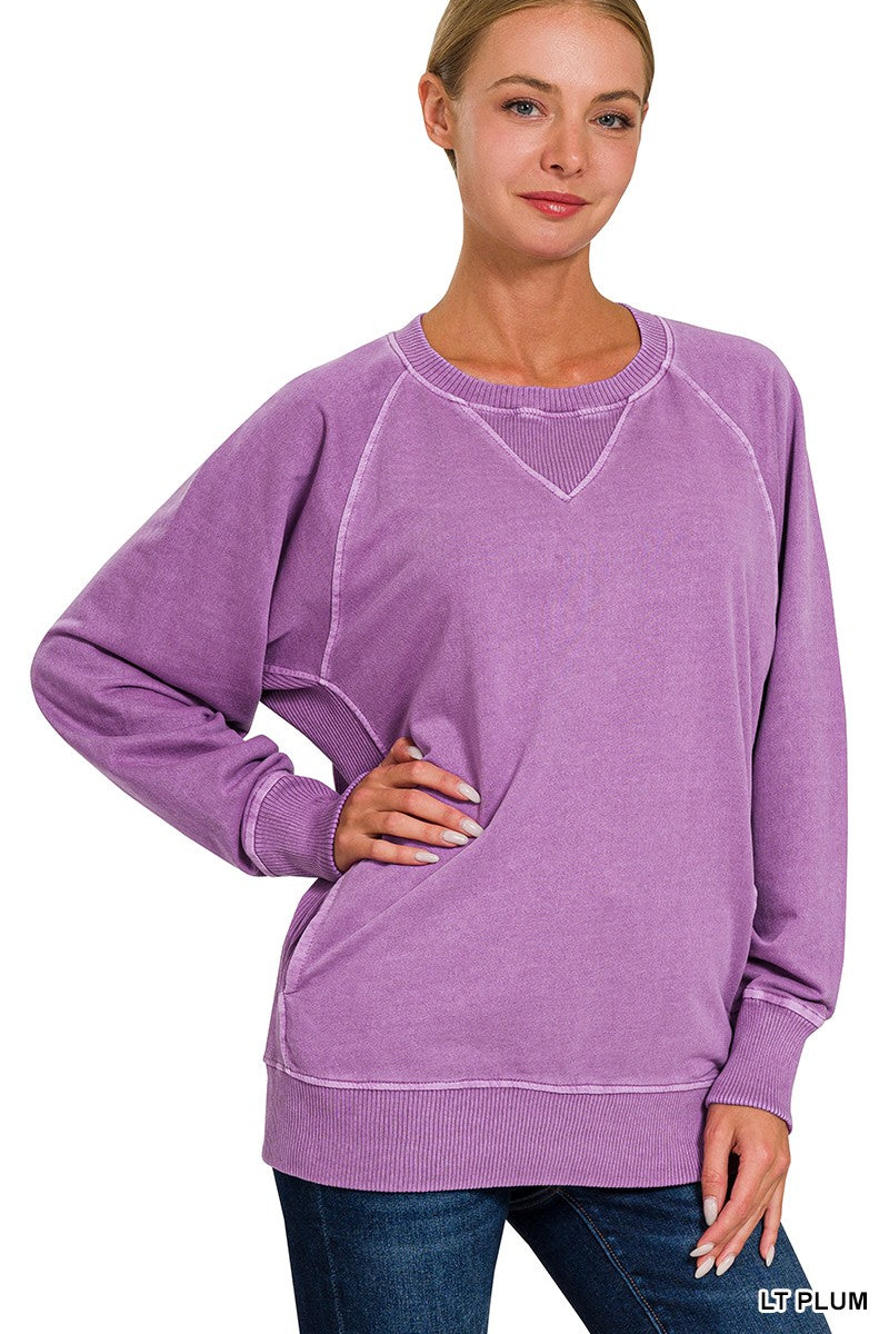 Pullover Crewneck with Pockets