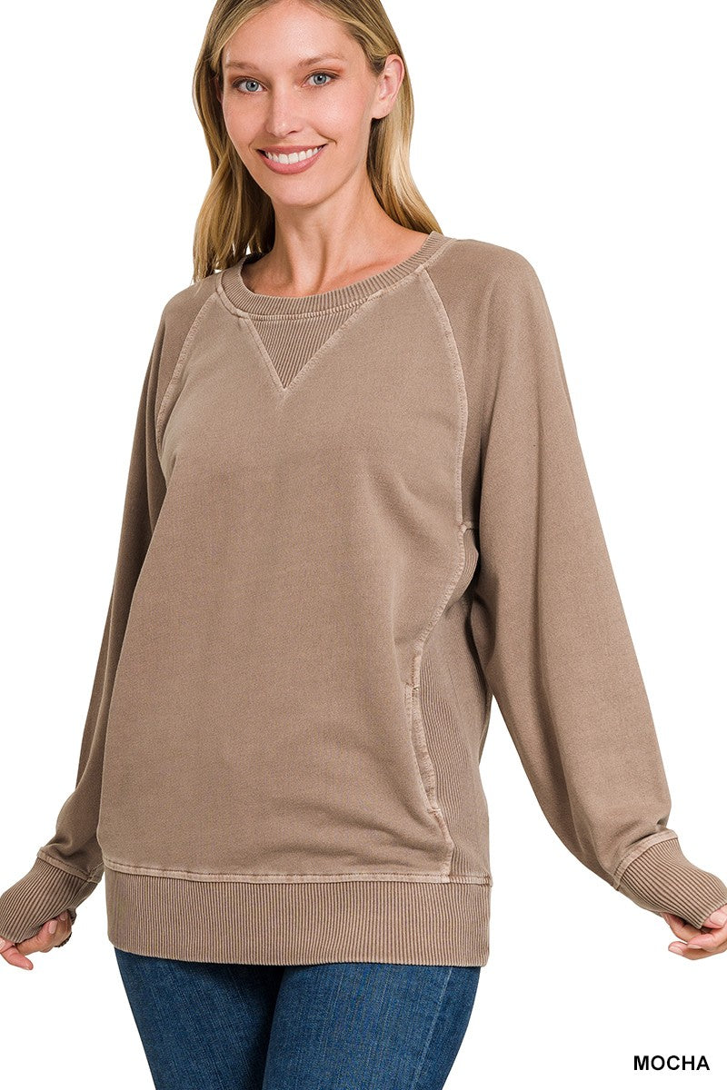 Pullover Crewneck with Pockets