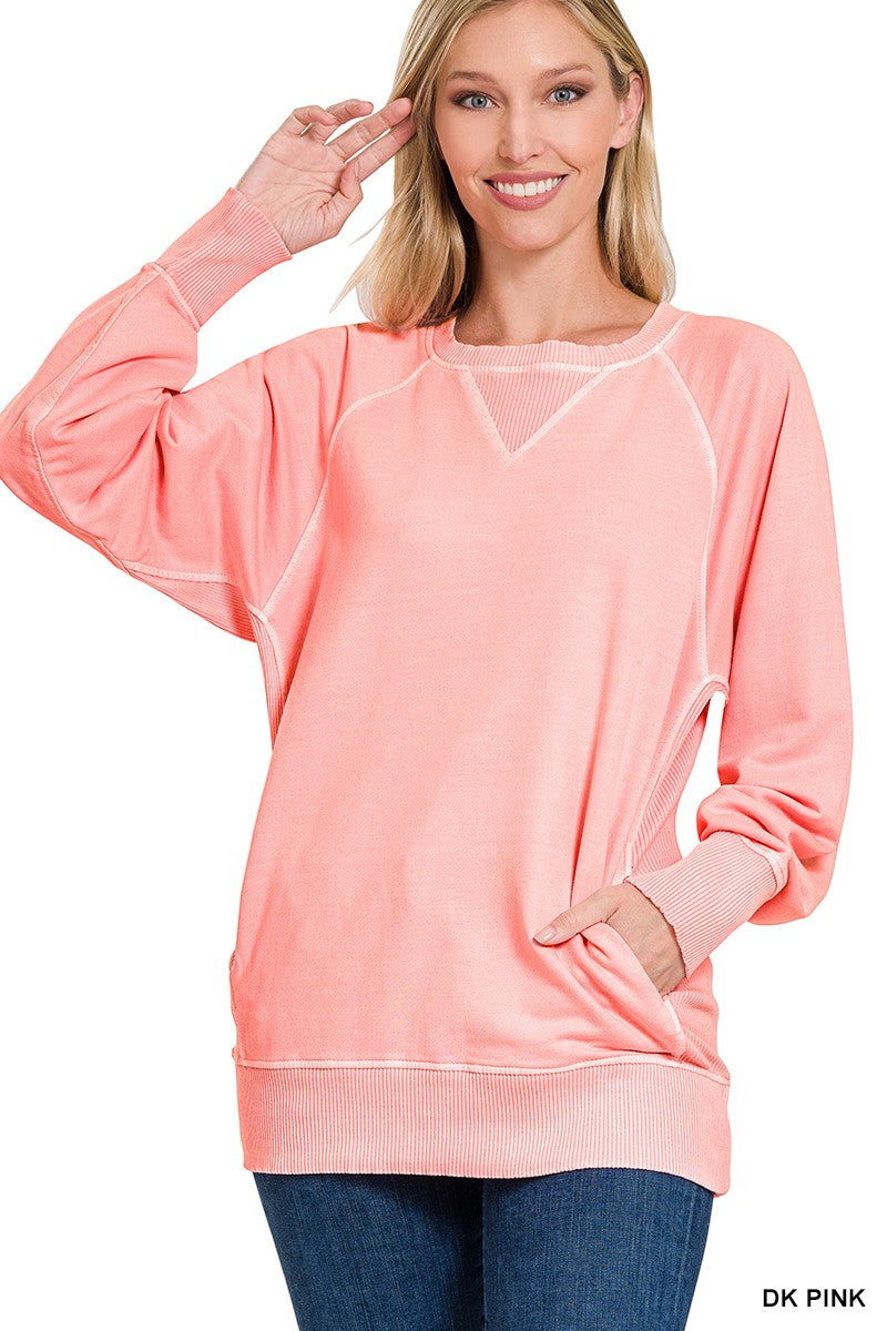 Pullover Crewneck with Pockets