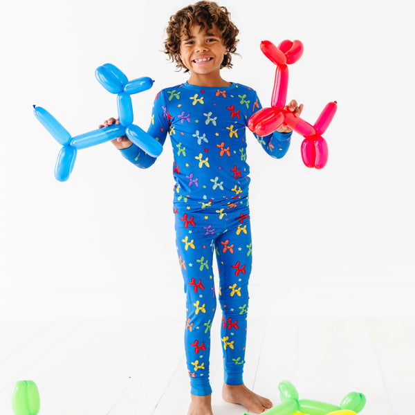 KIKI + LULU | Boy Animal Balloons Kids Pajamas