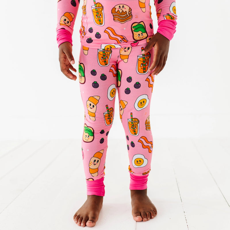 KIKI + LULU | Pink Breakfast Kids Pajamas