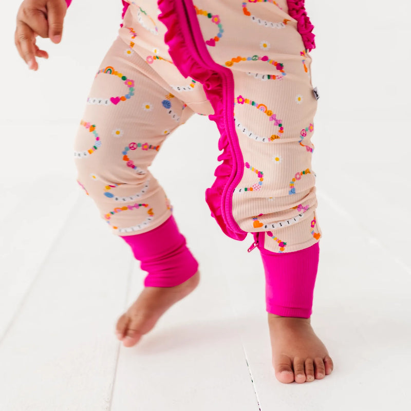 KIKI + LULU | In My Bestie Era Ribbed Convertible Footies