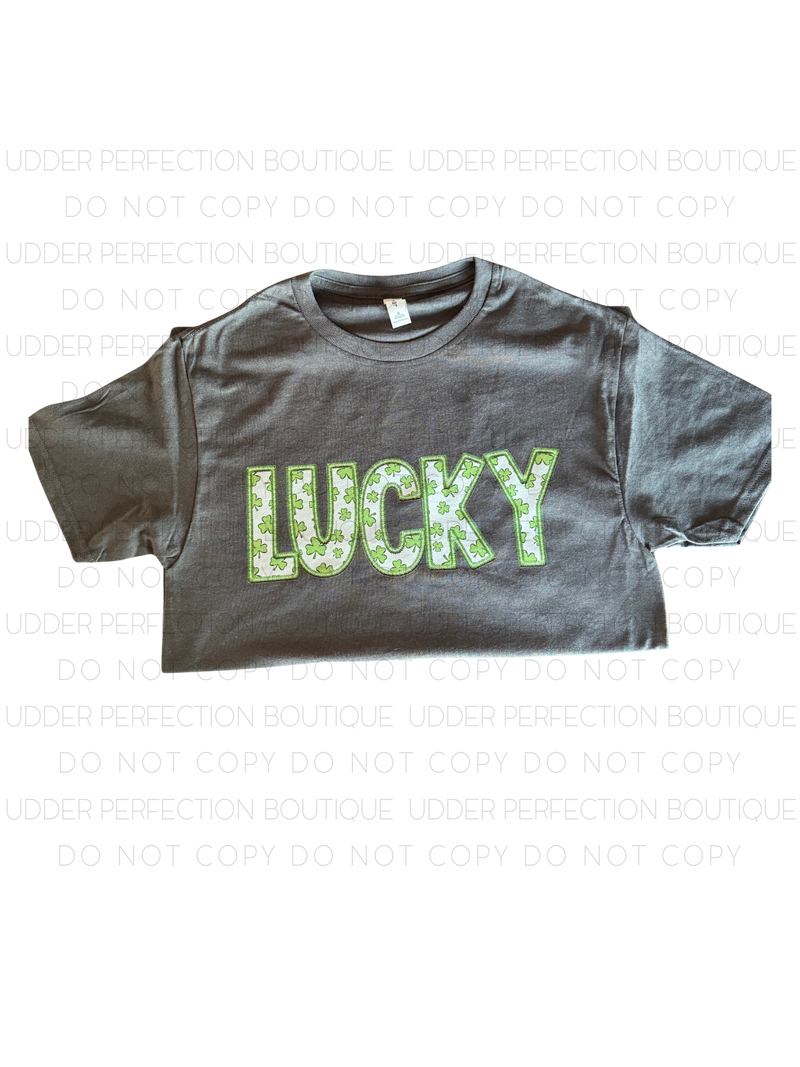 Lucky- Charcoal