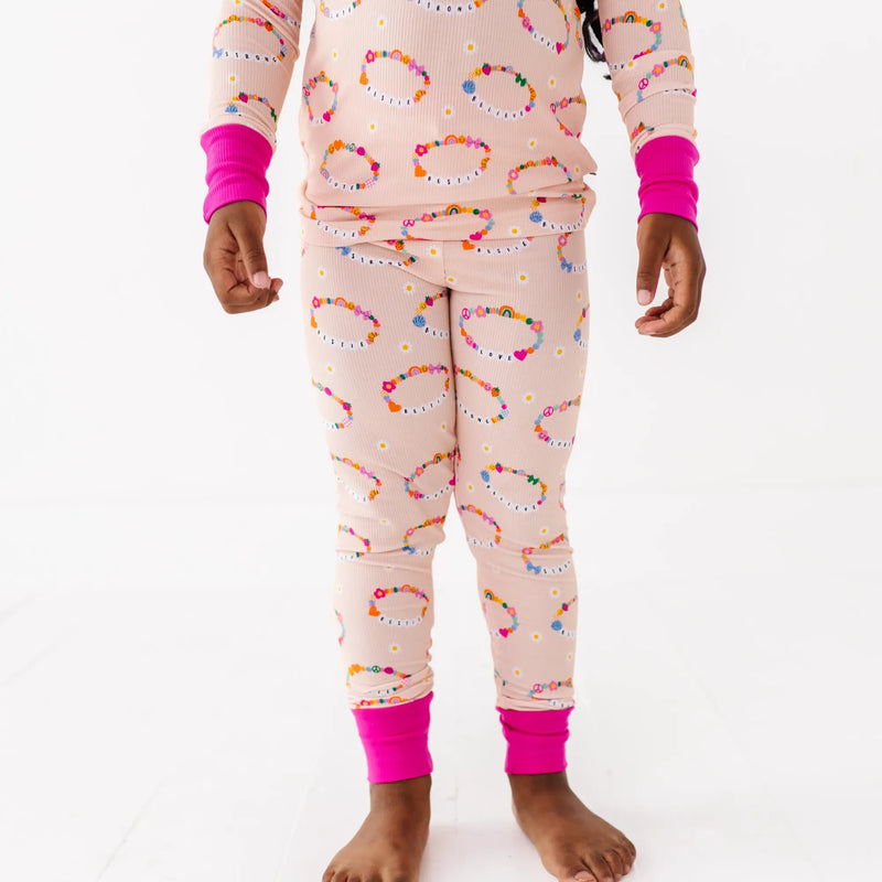 KIKI + LULU | In My Bestie Ribbed Toddler/Big Kid Pajama