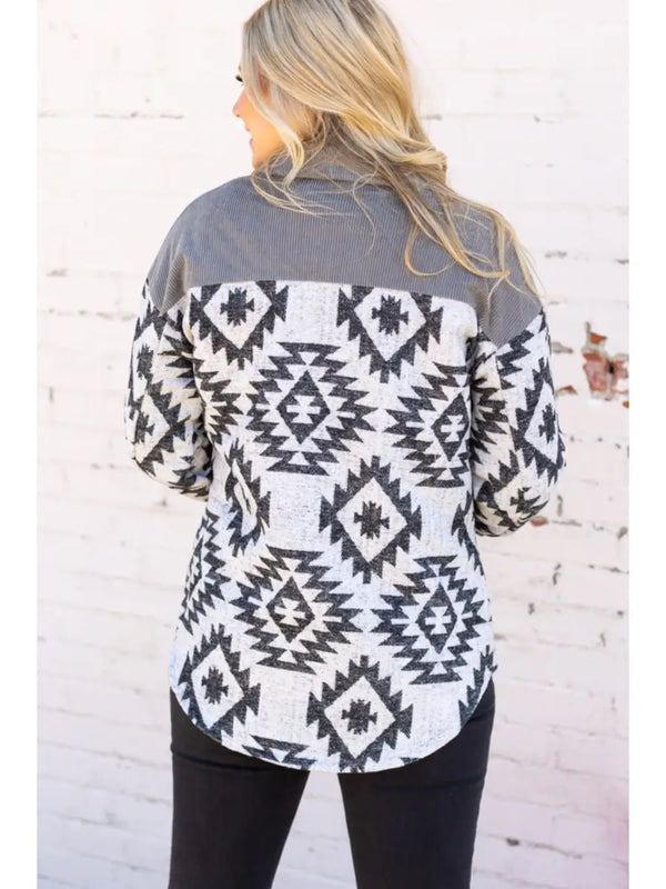 Western/Aztec Shacket