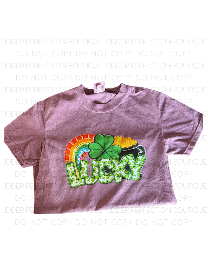 Lucky Rainbow, Clover & Pot of Gold- Berry