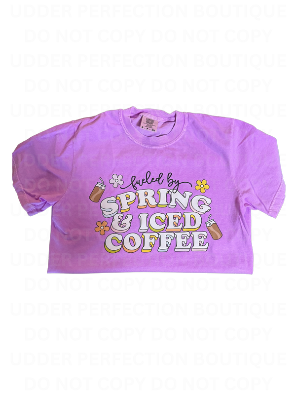Fueled by Spring & Iced Coffee- Neon Violet