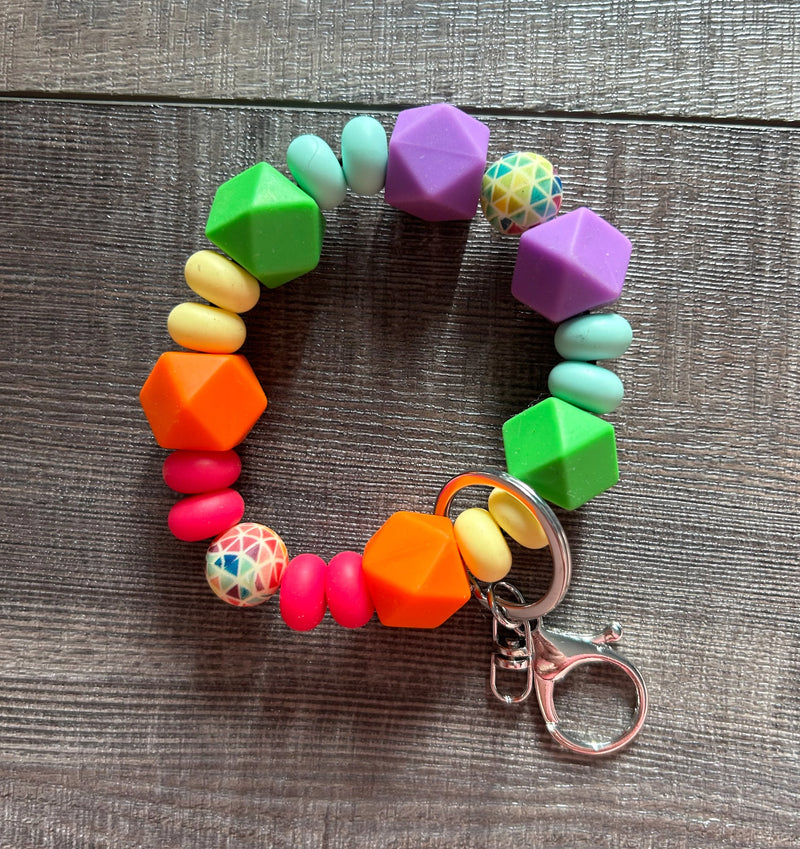 Colorful Rainbow Keychain