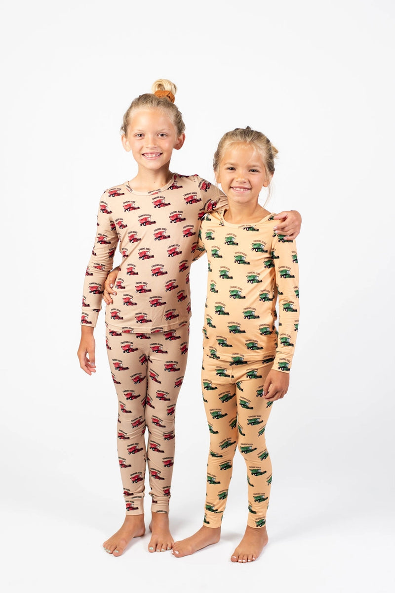 AFC | Red & Green Combine 2 Piece Bamboo Jammies