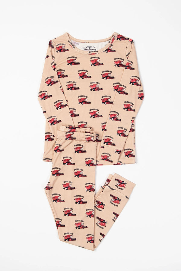 AFC | Red & Green Combine 2 Piece Bamboo Jammies