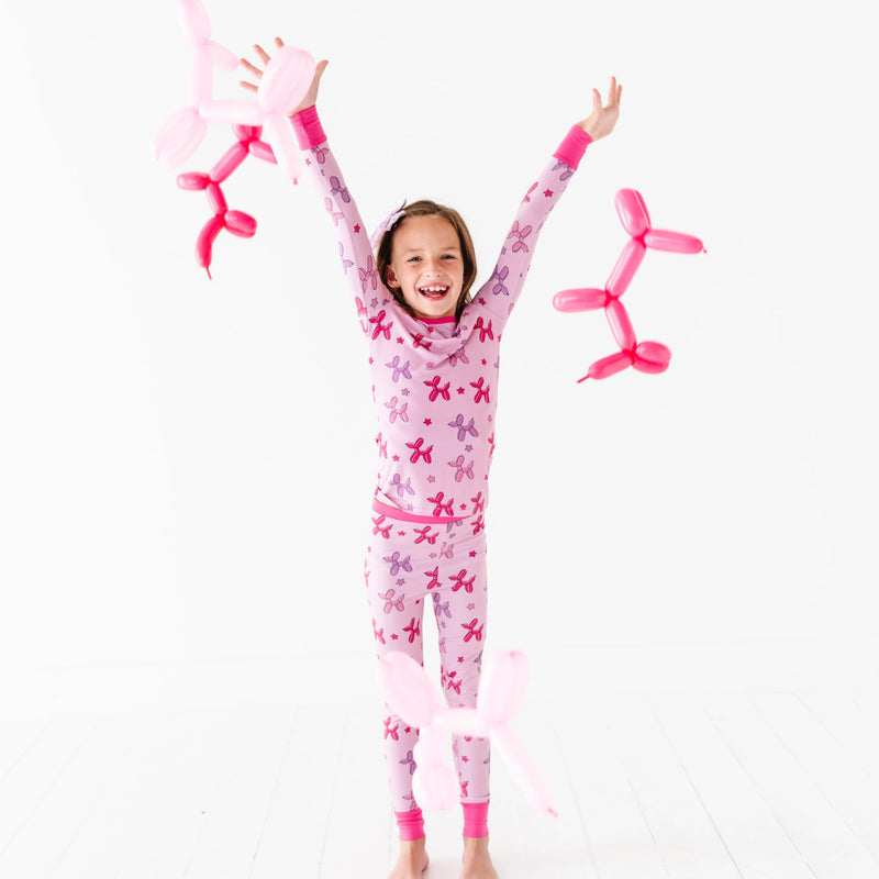 KIKI + LULU | Girl Animal Balloons Kids Pajamas