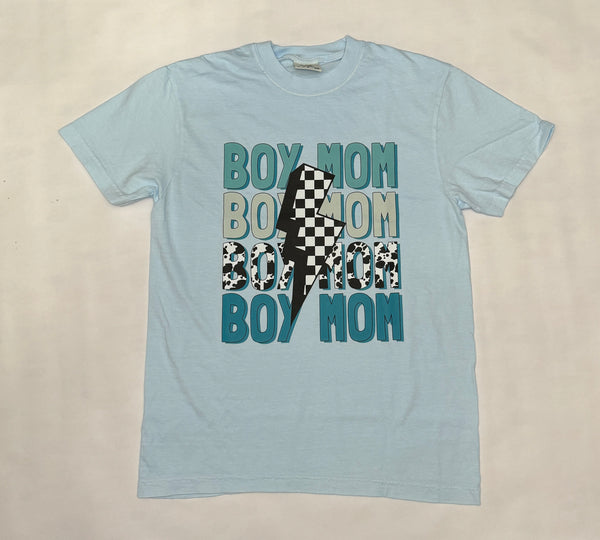 Boy Mama Repeat-Chambray