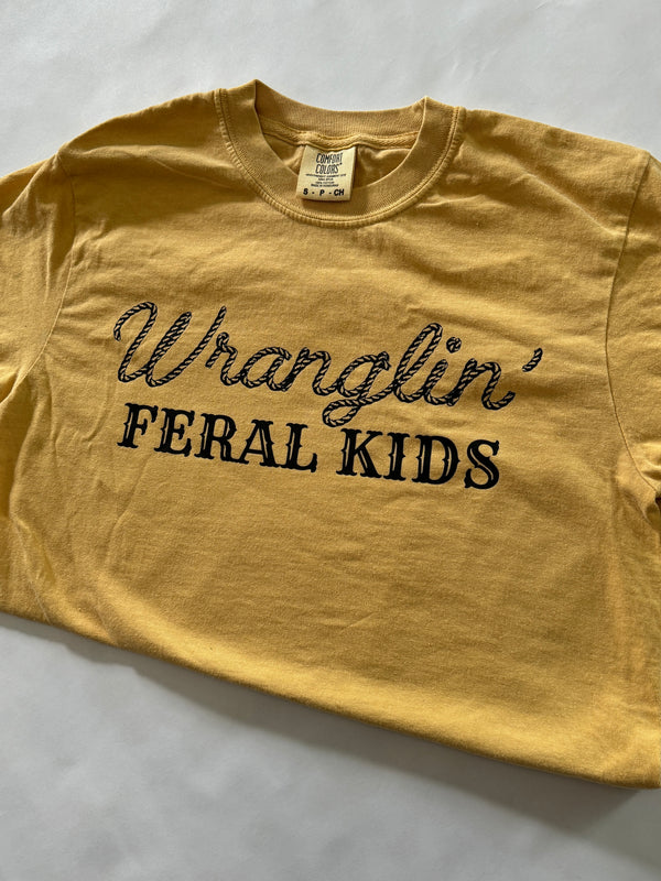 Wranglin' Feral Kids- Mustard