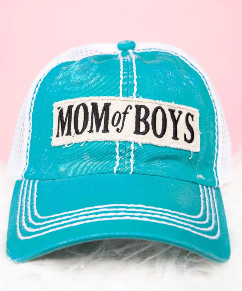 Mom of Boys- Turquoise