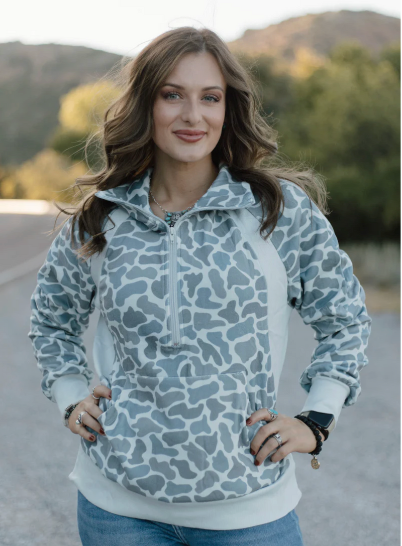 Nothing In My Way Camo Pullover