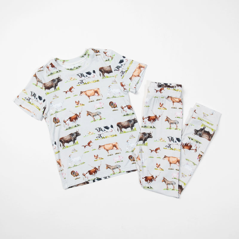 AFC | Watercolor Animal Toddler Bamboo Pajamas