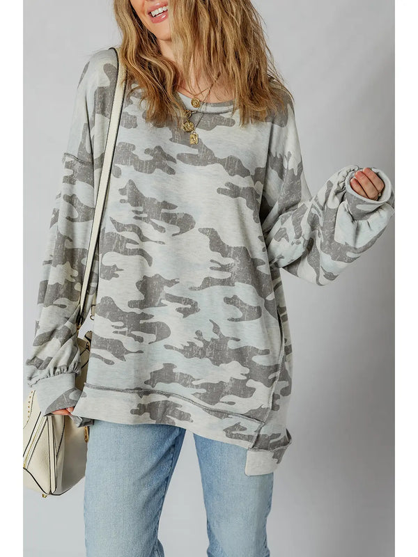 Retro Camo Lightweight Top