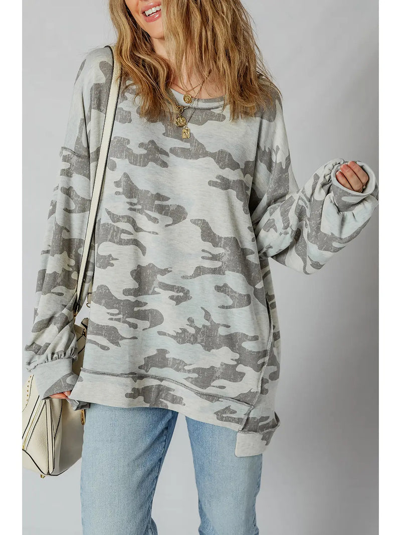 Retro Camo Lightweight Top