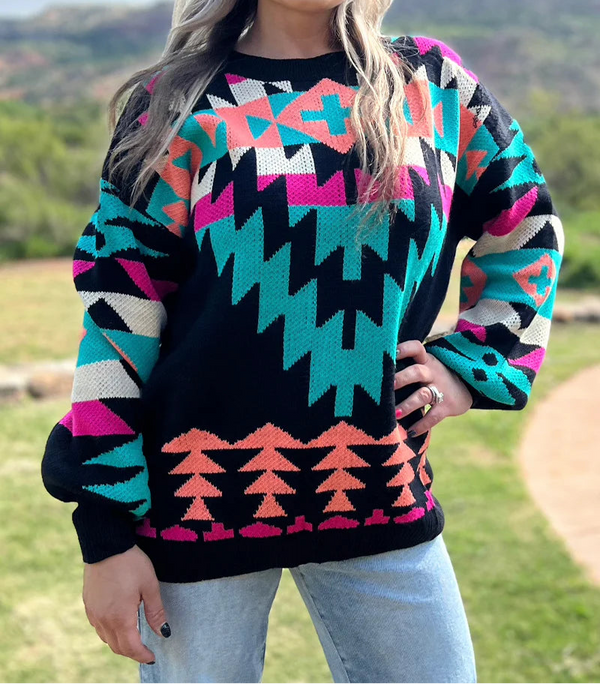 Western Lights Knit Sweater