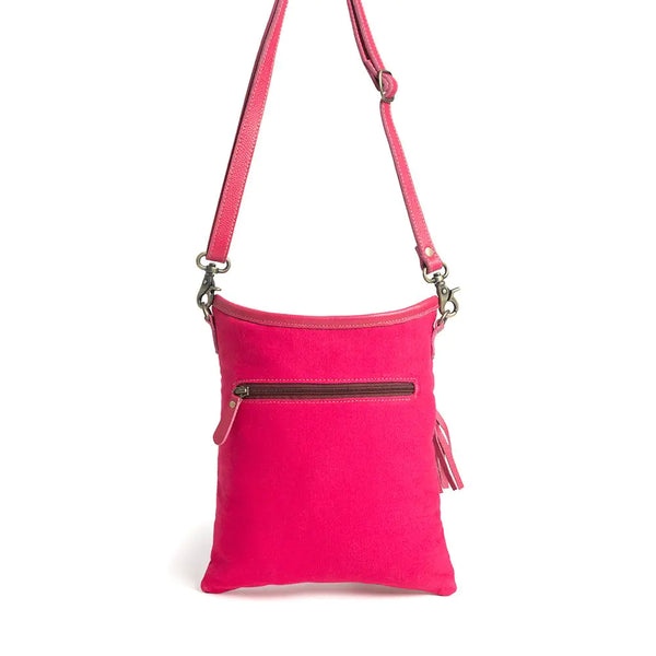 Rosa Verde Small Canvas Hairon Bag