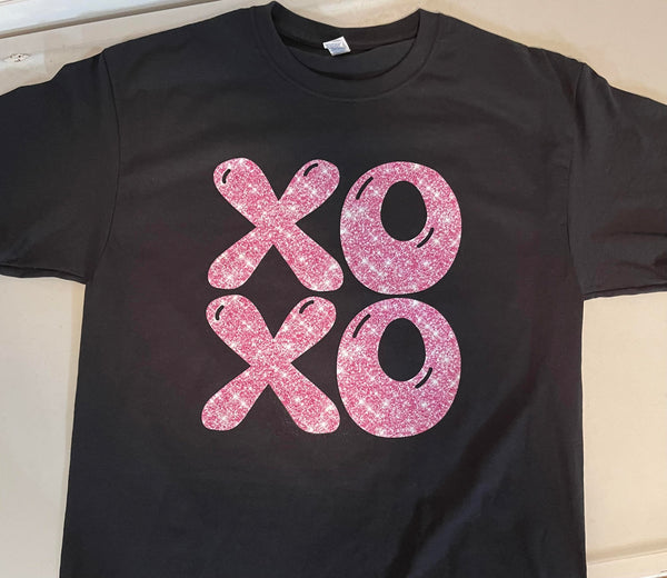 XOXO Sparkle/Pink -Black