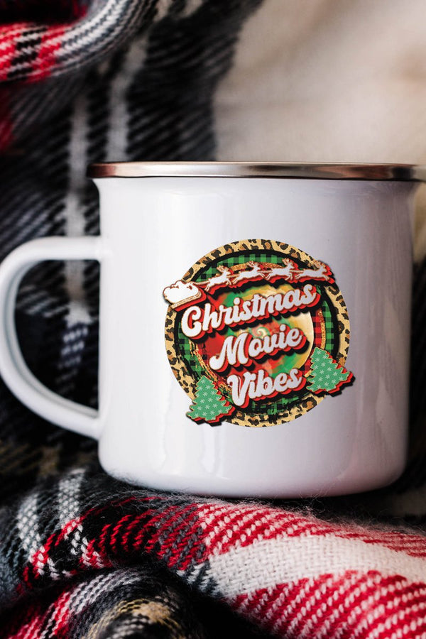 Christmas Movie Vibes Campfire Mug